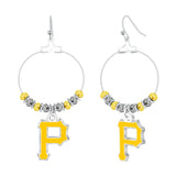 Gamedays Gear MLB Beaded Hoop Earrings E039 - 2022