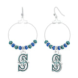 Gamedays Gear MLB Beaded Hoop Earrings E039 - 2025