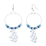 Gamedays Gear MLB Beaded Hoop Earrings E039 - 2027