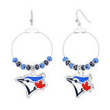 Gamedays Gear MLB Beaded Hoop Earrings E039 - 2029
