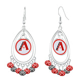 Gamedays Gear MLB Beaded Teardrop Earrings E037 - 2001