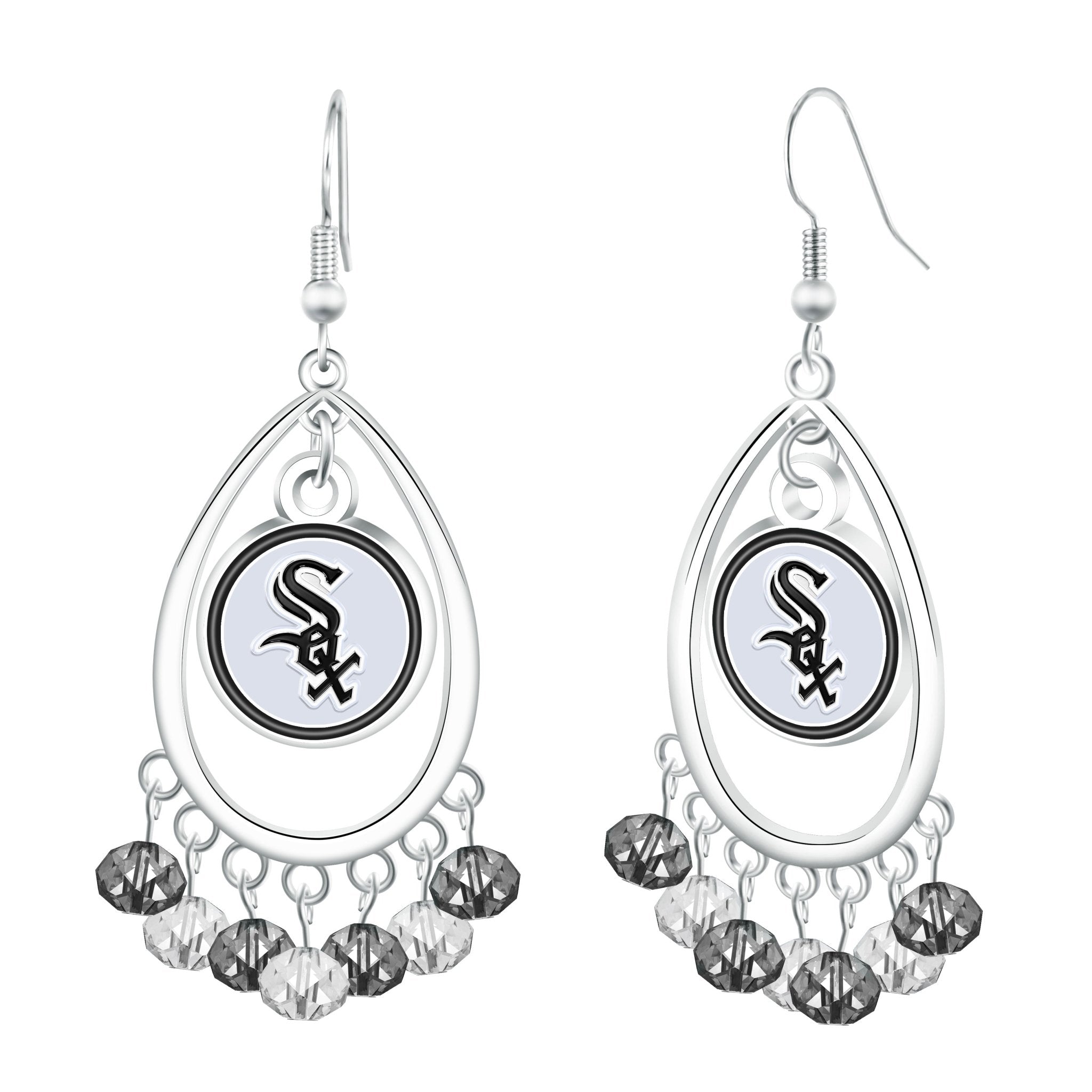 Gamedays Gear MLB Beaded Teardrop Earrings E037 - 2006