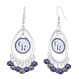 Gamedays Gear MLB Beaded Teardrop Earrings E037 - 2009