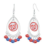 Gamedays Gear MLB Beaded Teardrop Earrings E037 - 2030