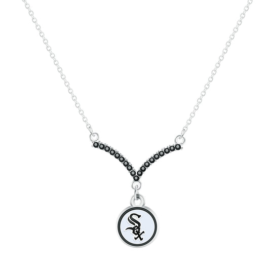 MLB Chevron V Necklace - Gamedays Gear - Los Angeles Dodgers