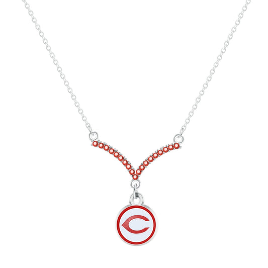 MLB Chevron V Necklace - Gamedays Gear - Los Angeles Dodgers