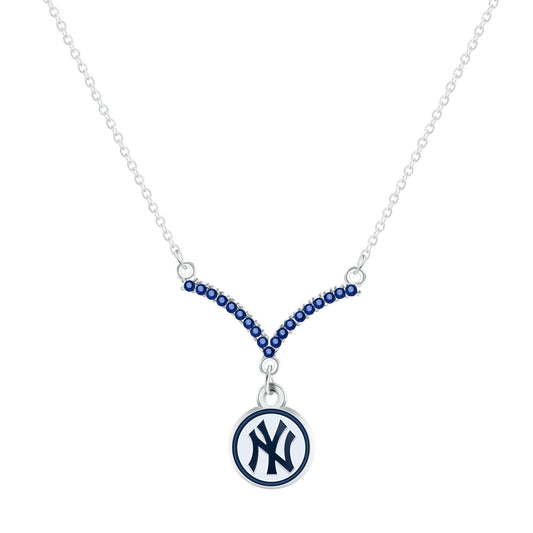 MLB Chevron V Necklace - Gamedays Gear - Los Angeles Dodgers