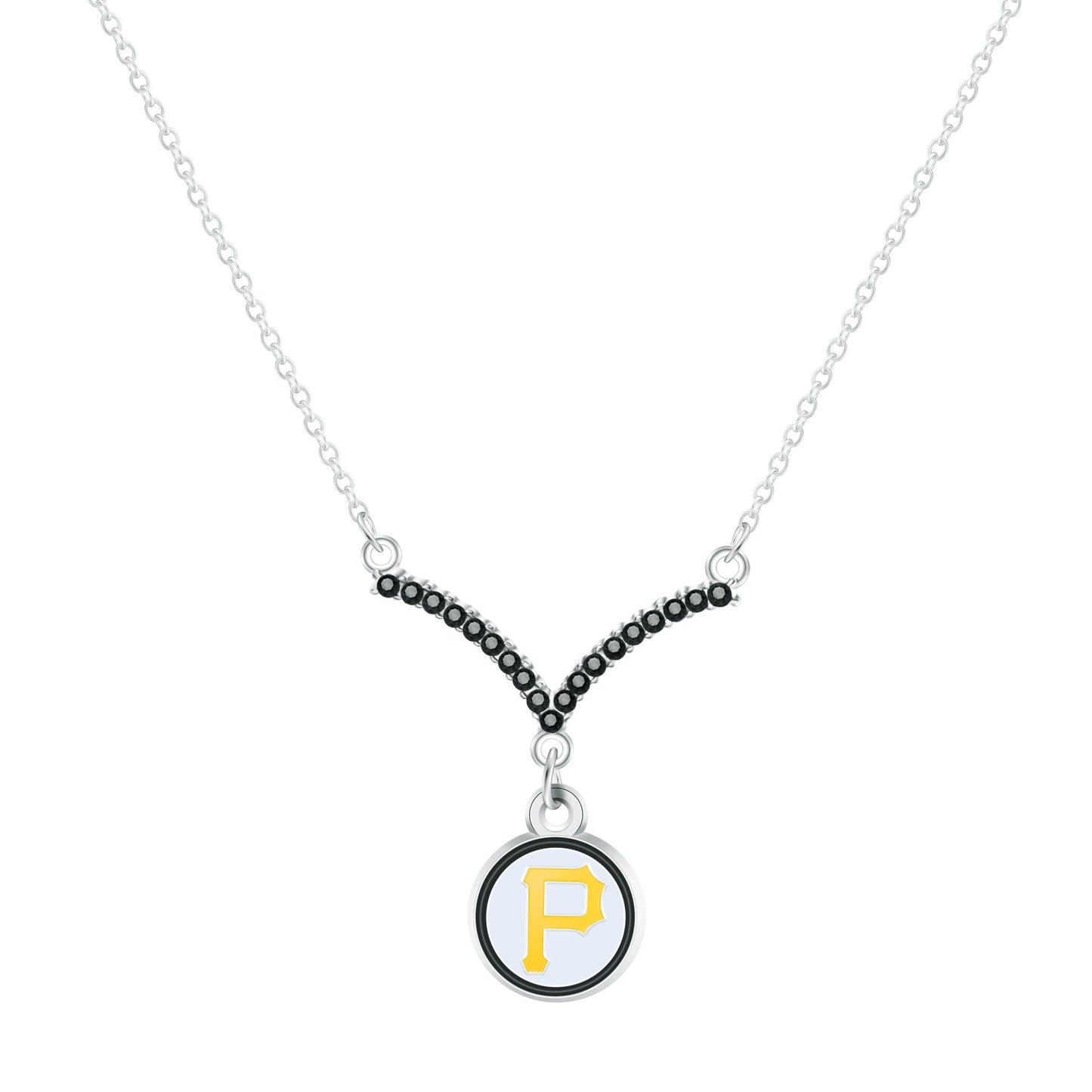 MLB Chevron V Necklace - Gamedays Gear - Pittsburgh Pirates