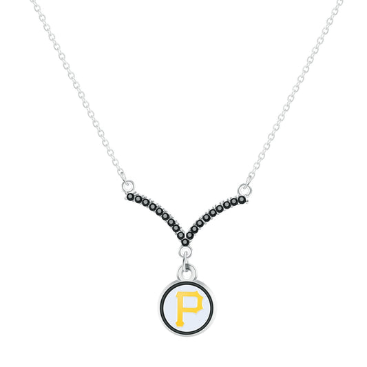 MLB Chevron V Necklace - Gamedays Gear - Los Angeles Dodgers