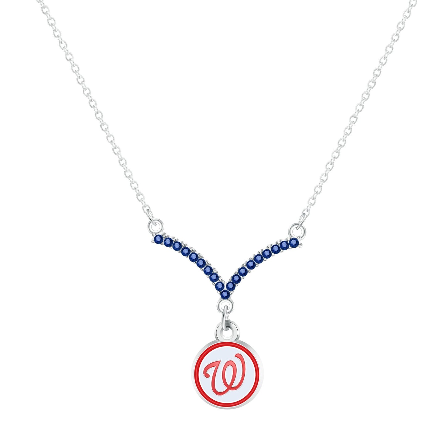 MLB Chevron V Necklace - Gamedays Gear - Washington Nationals