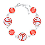 Gamedays Gear MLB Disc Beaded Bangle Bracelet B024 - 2021