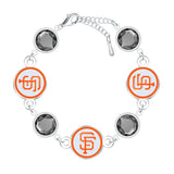 Gamedays Gear MLB Disc Beaded Bangle Bracelet B024 - 2024