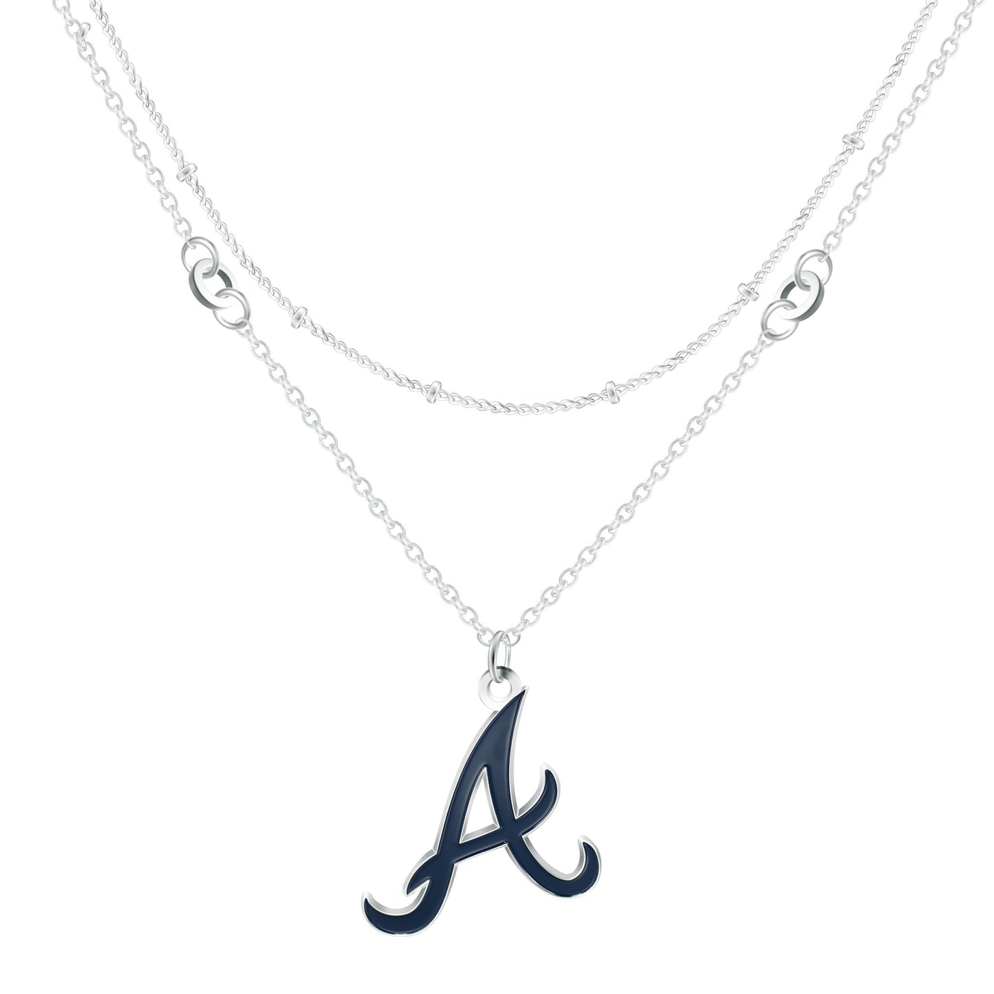 MLB Double Strand Necklace - Gamedays Gear - Atlanta Braves