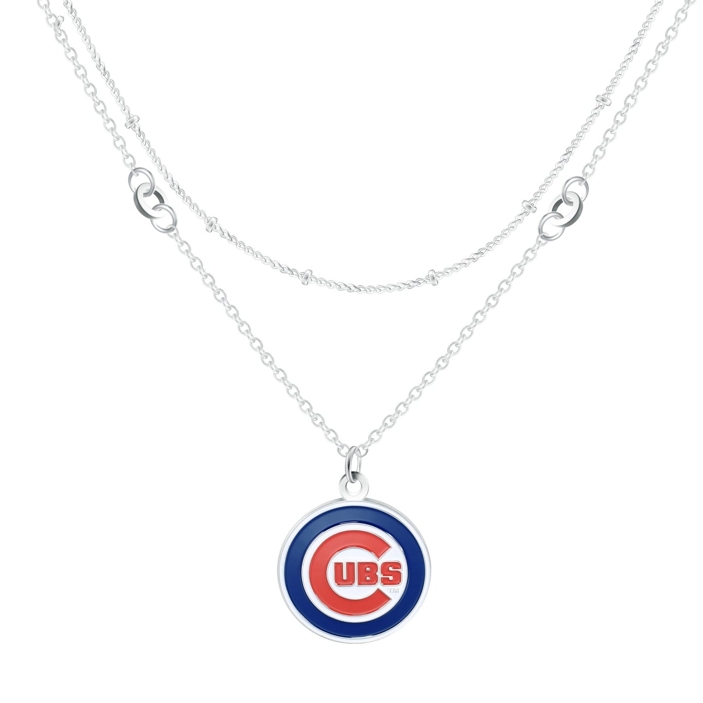 MLB Double Strand Necklace - Gamedays Gear - Chicago Cubs