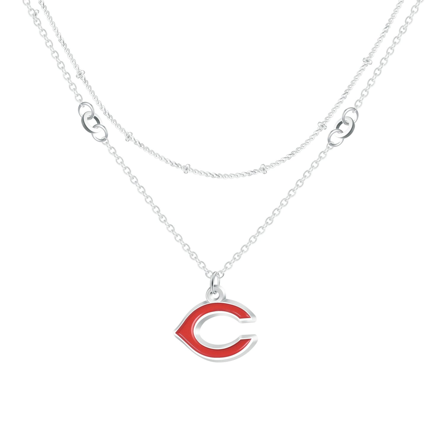 MLB Double Strand Necklace - Gamedays Gear - Cincinnati Reds