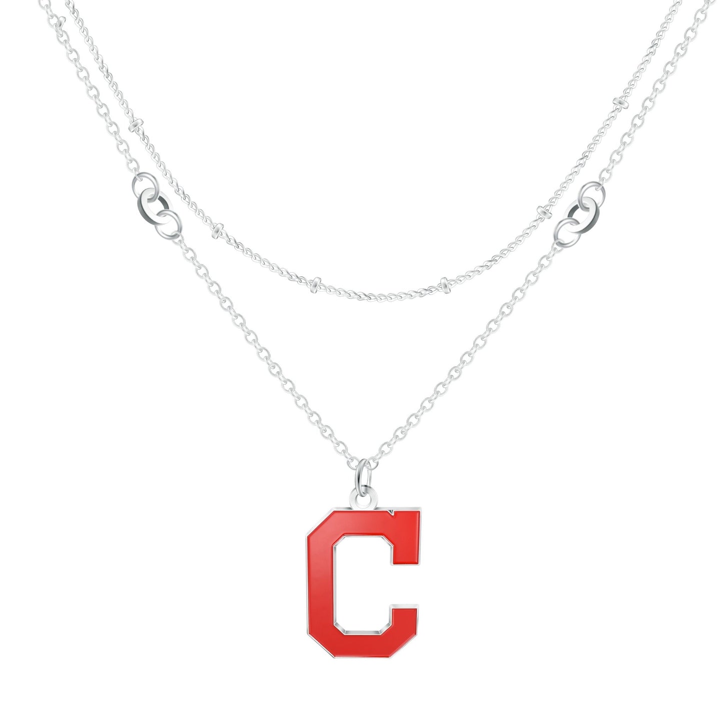 MLB Double Strand Necklace - Gamedays Gear - Cleveland Guardians