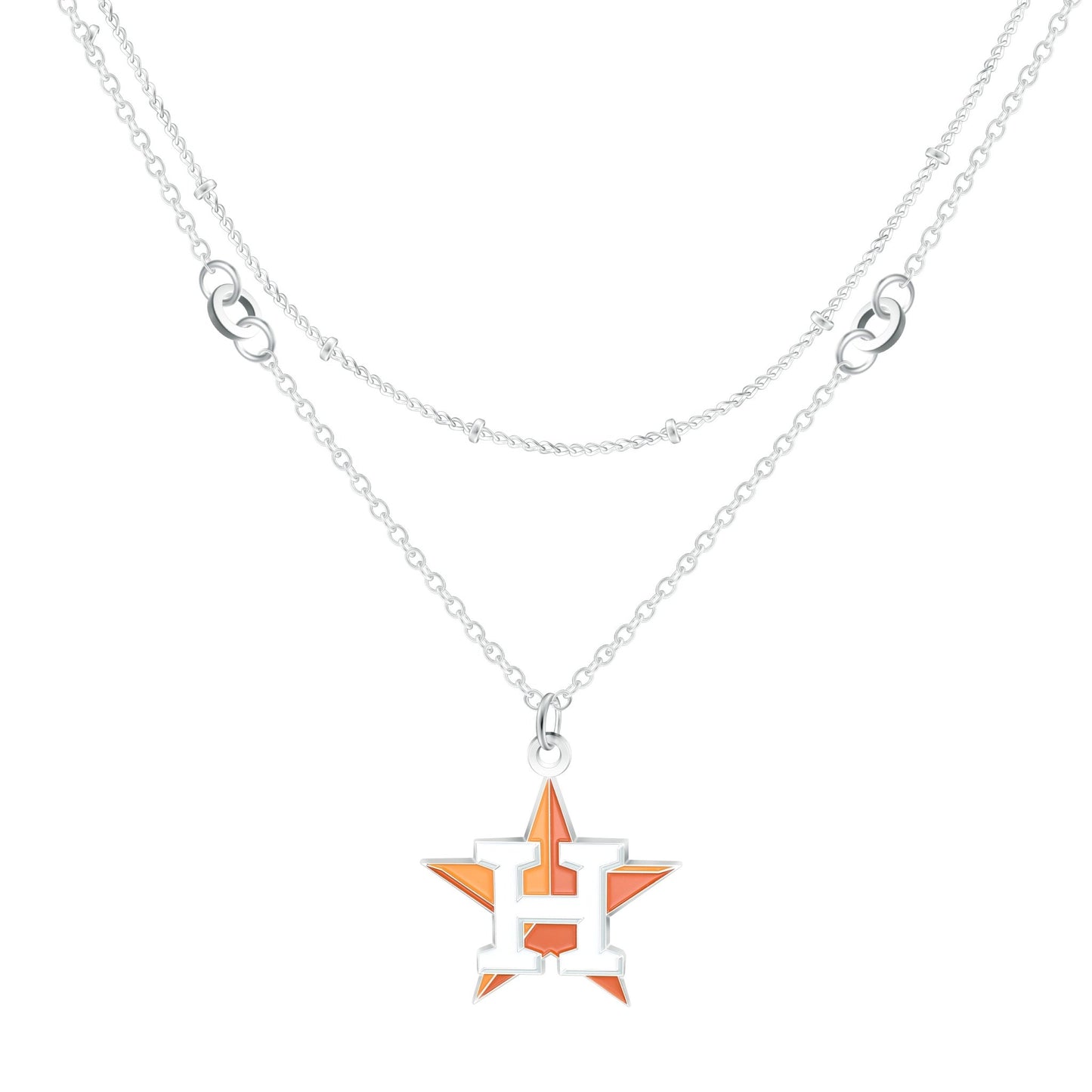 MLB Double Strand Necklace - Gamedays Gear - Houston Astros