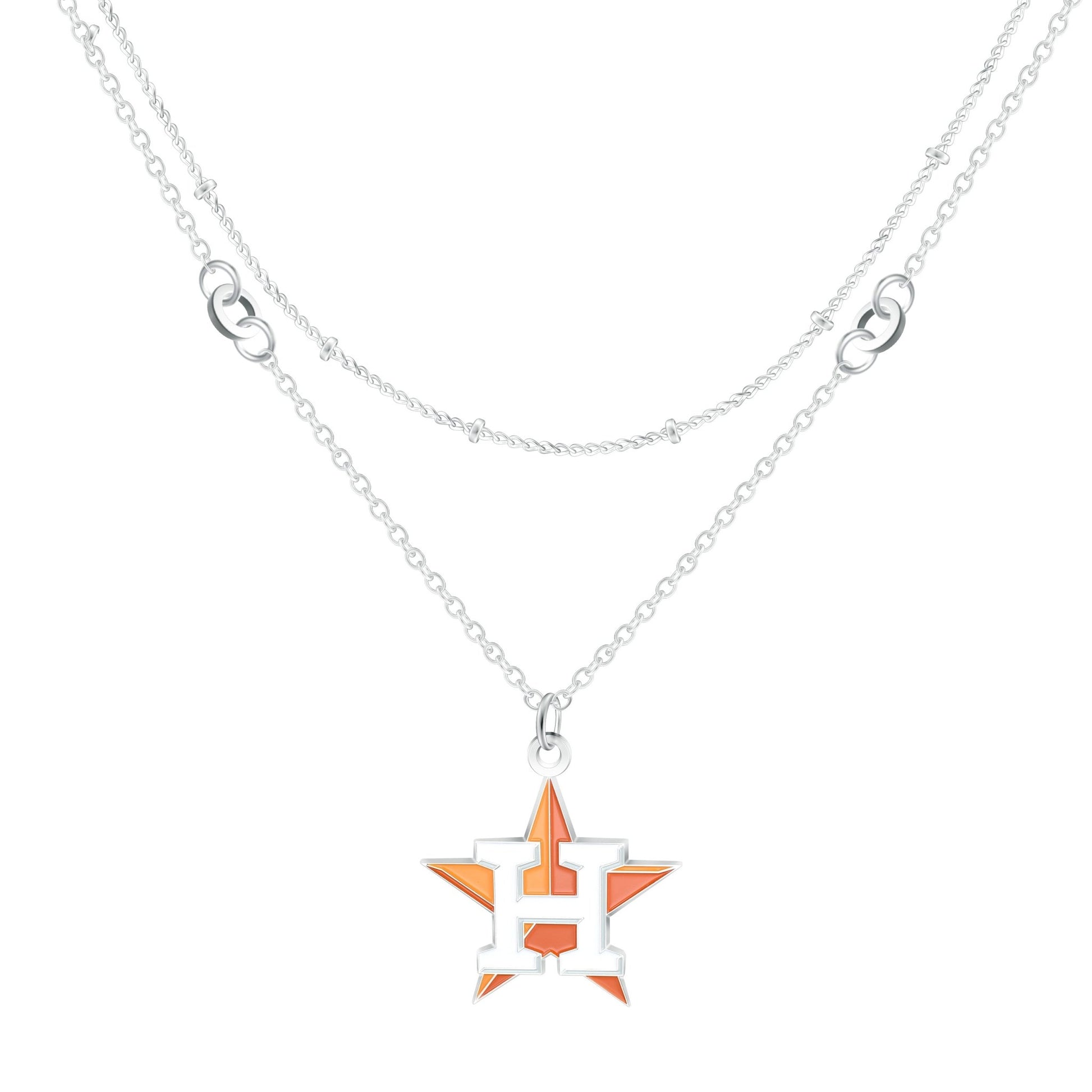 MLB Double Strand Necklace - Gamedays Gear - Houston Astros