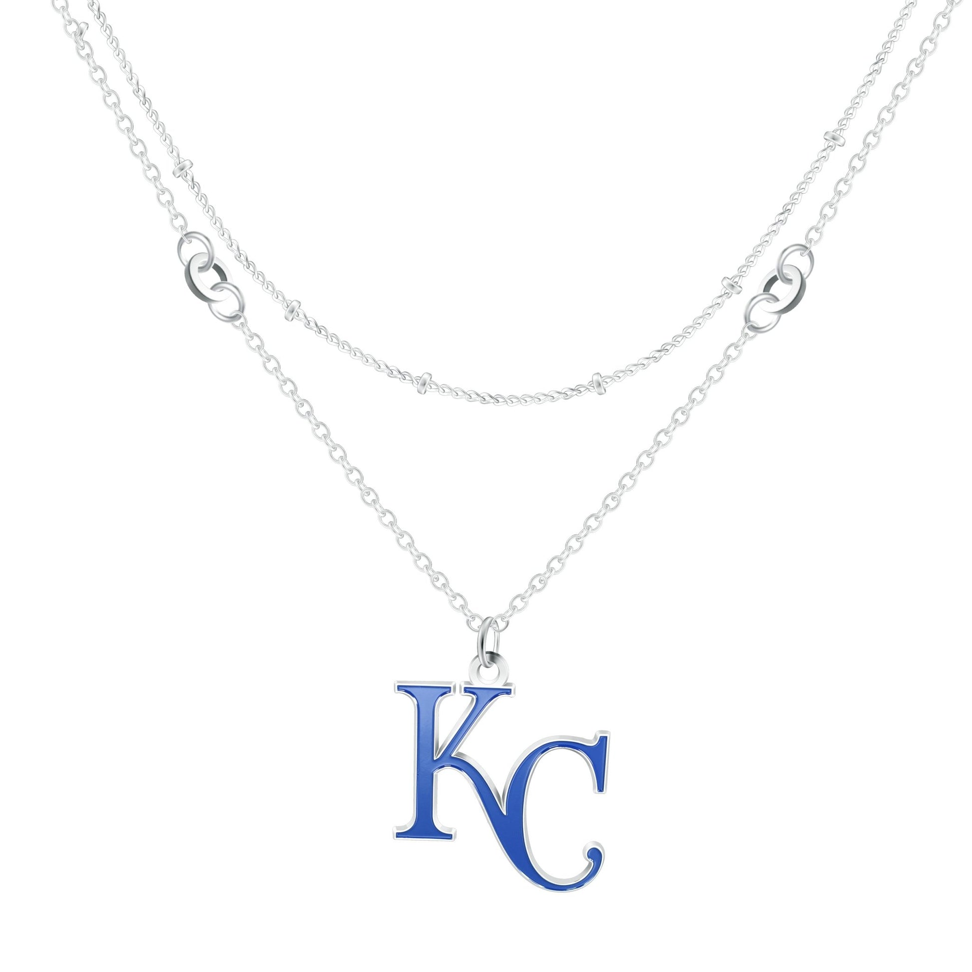 MLB Double Strand Necklace - Gamedays Gear - Kansas City Royals