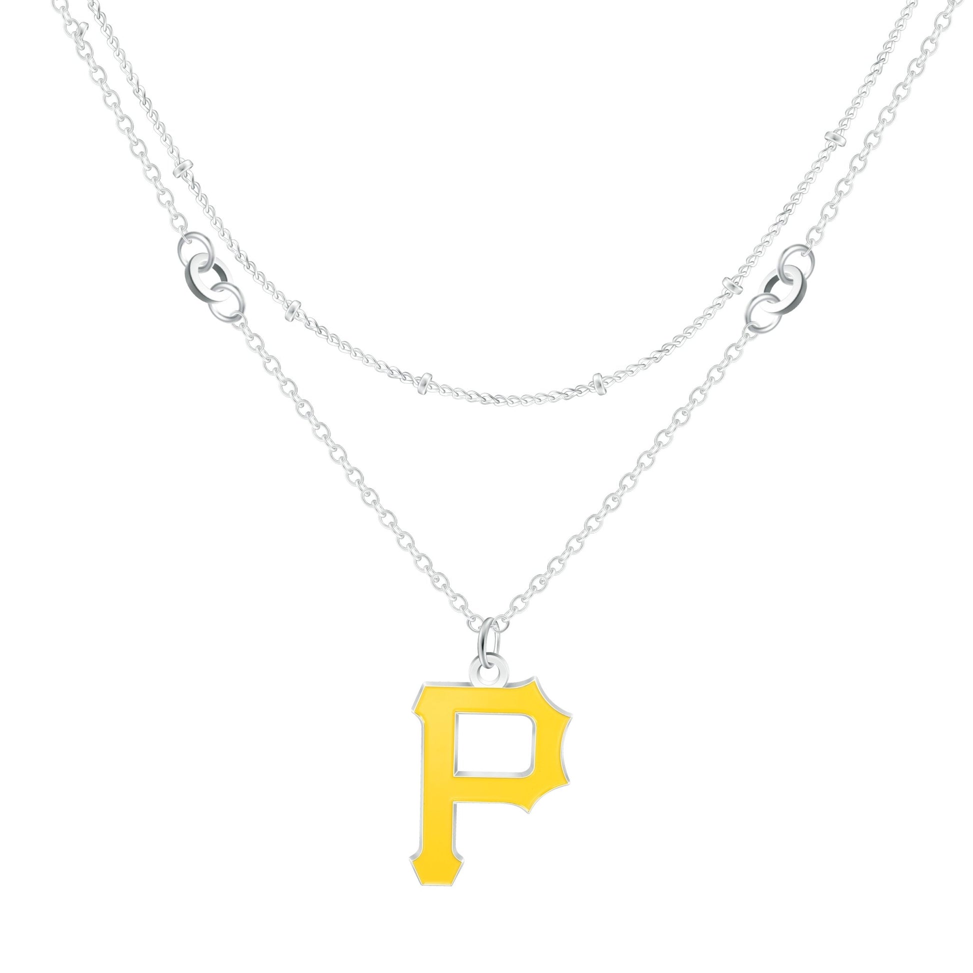 MLB Double Strand Necklace - Gamedays Gear - Pittsburgh Pirates