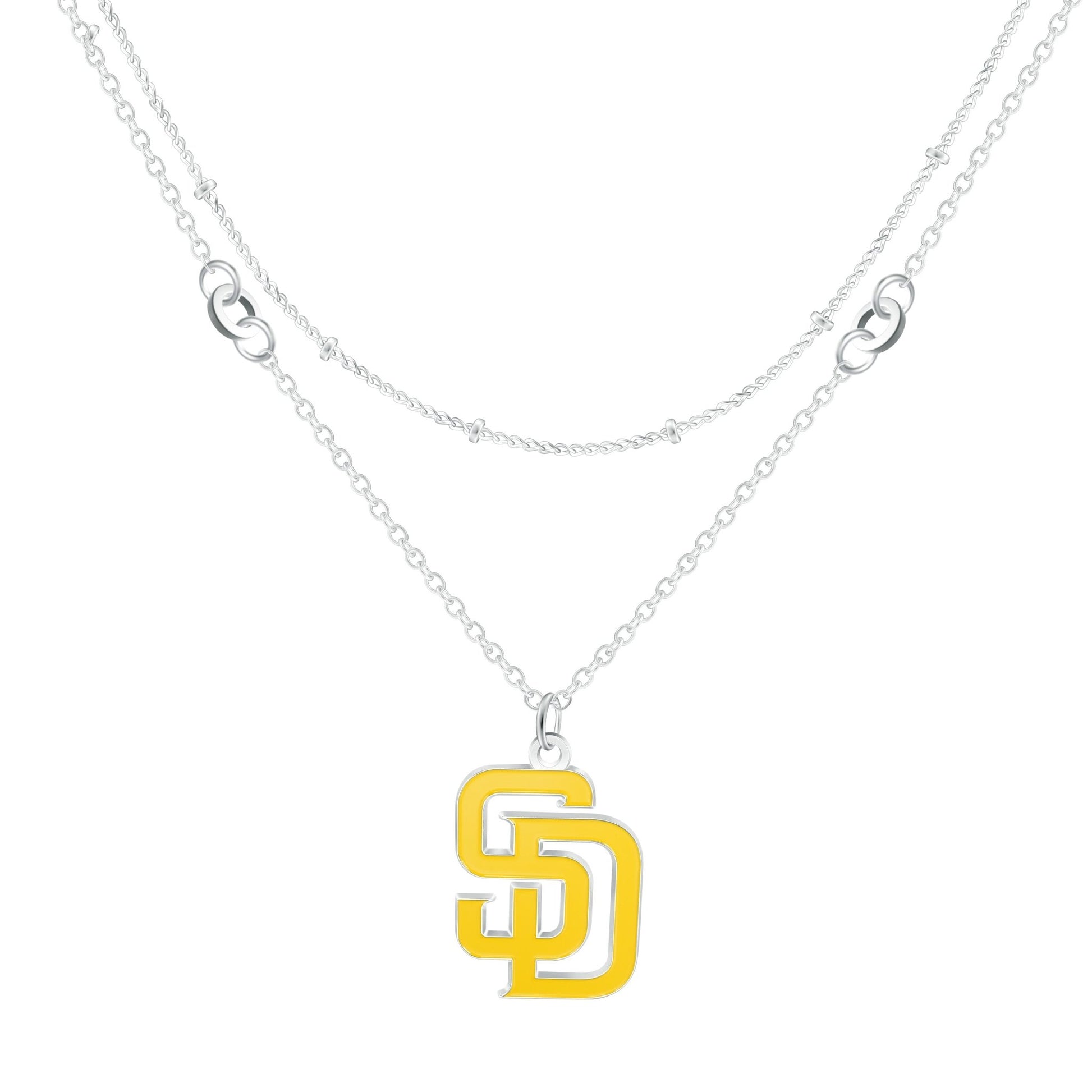 MLB Double Strand Necklace - Gamedays Gear - San Diego Padres