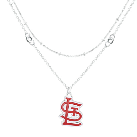 MLB Double Strand Necklace - Gamedays Gear - Los Angeles Dodgers