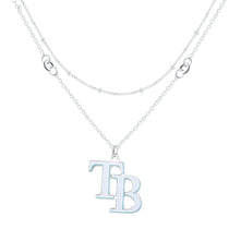 Tampa Bay Rays Double Strand Necklace