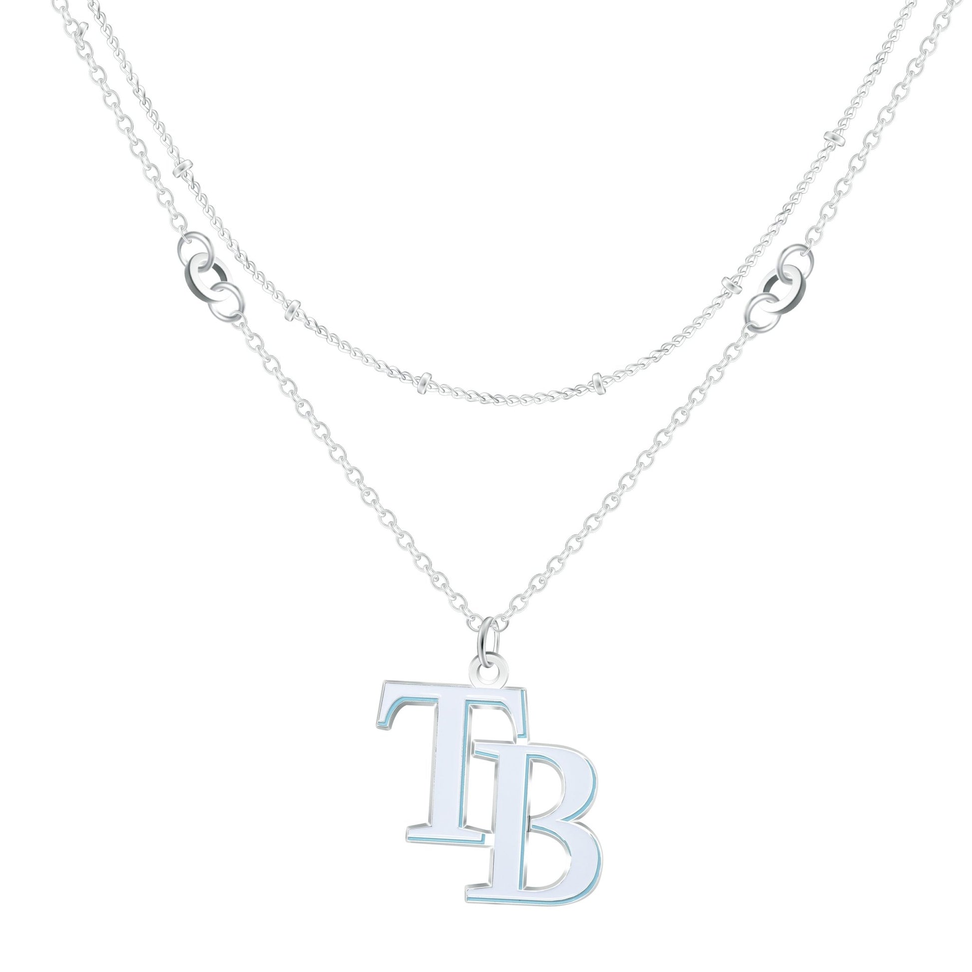 MLB Double Strand Necklace - Gamedays Gear - Tampa Bay Rays