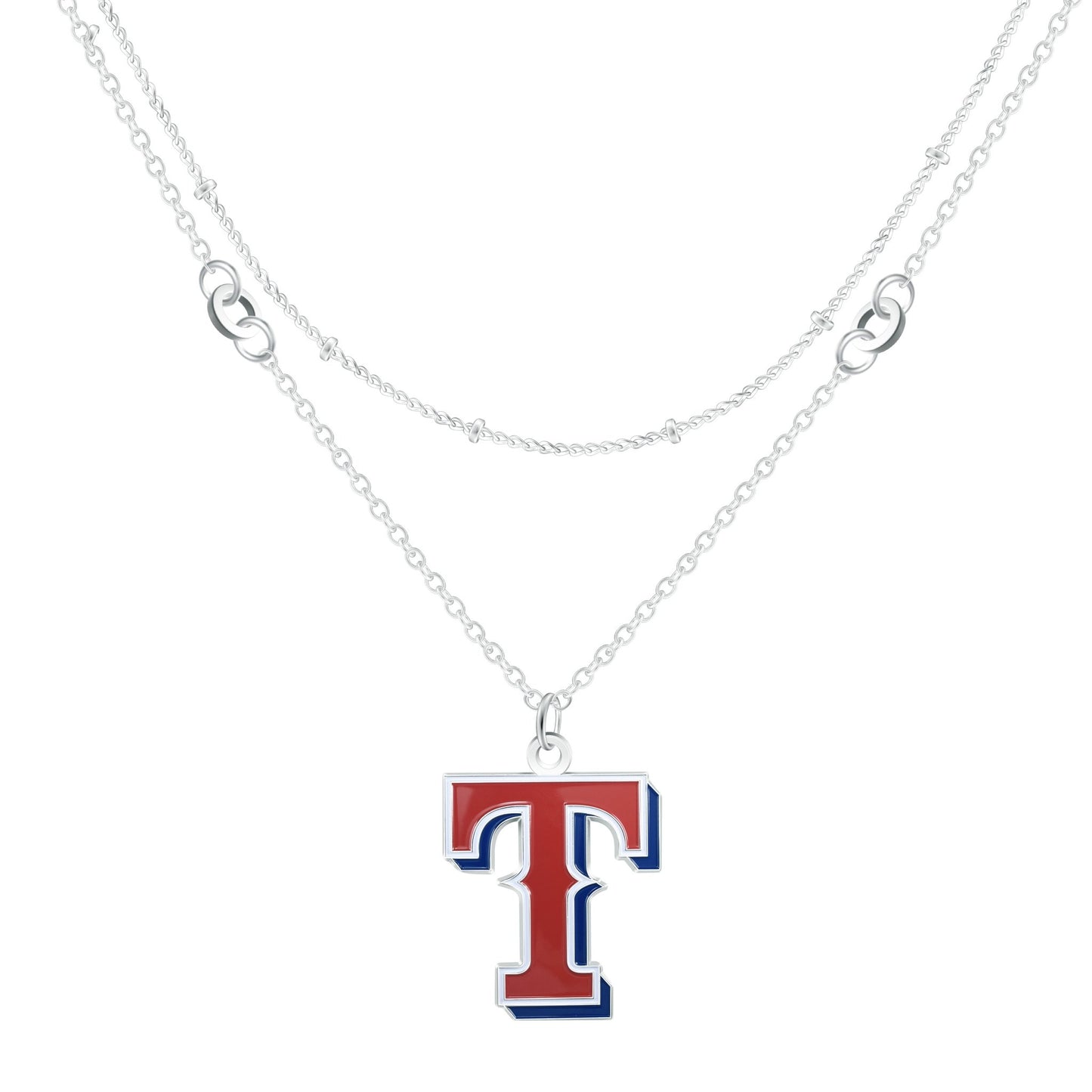 MLB Double Strand Necklace - Gamedays Gear - Texas Rangers