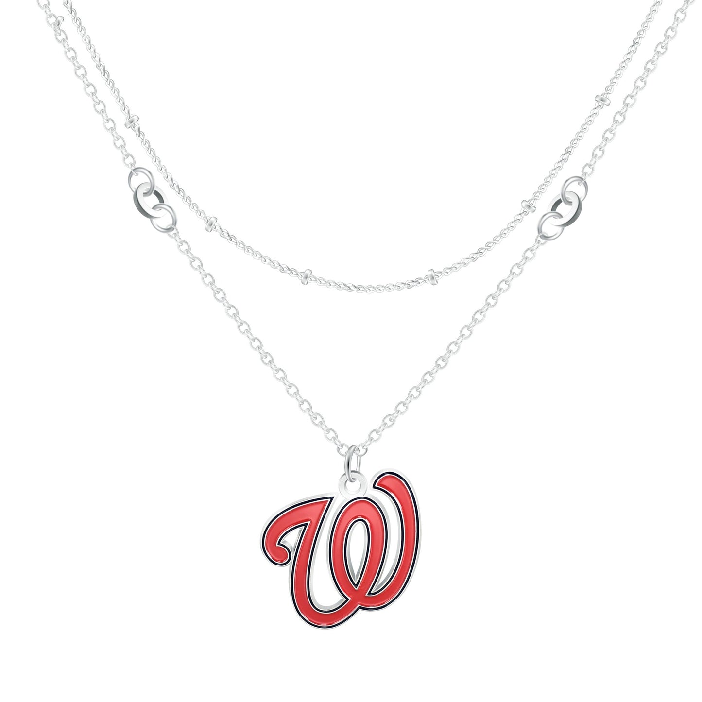 MLB Double Strand Necklace - Gamedays Gear - Washington Nationals