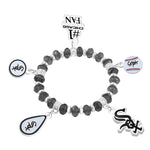 Gamedays Gear MLB Five Charm Logo Beaded Bracelet B022 - 2006