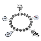 Gamedays Gear MLB Five Charm Logo Beaded Bracelet B022 - 2006
