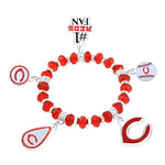 Gamedays Gear MLB Five Charm Logo Beaded Bracelet B022 - 2007