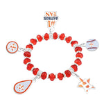 Gamedays Gear MLB Five Charm Logo Beaded Bracelet B022 - 2012