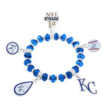 Gamedays Gear MLB Five Charm Logo Beaded Bracelet B022 - 2013