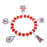 Gamedays Gear MLB Five Charm Logo Beaded Bracelet B022 - 2014