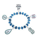 Gamedays Gear MLB Five Charm Logo Beaded Bracelet B022 - 2025