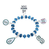 Gamedays Gear MLB Five Charm Logo Beaded Bracelet B022 - 2025