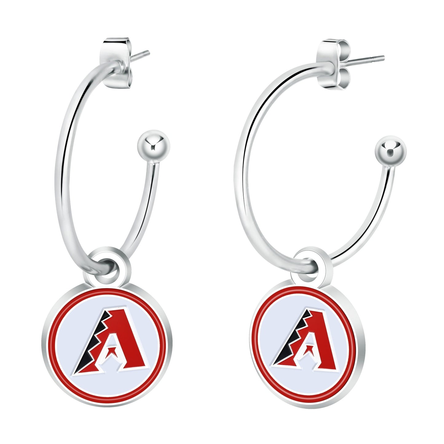 MLB Half Hoop Earrings - Gamedays Gear - Arizona Diamondbacks