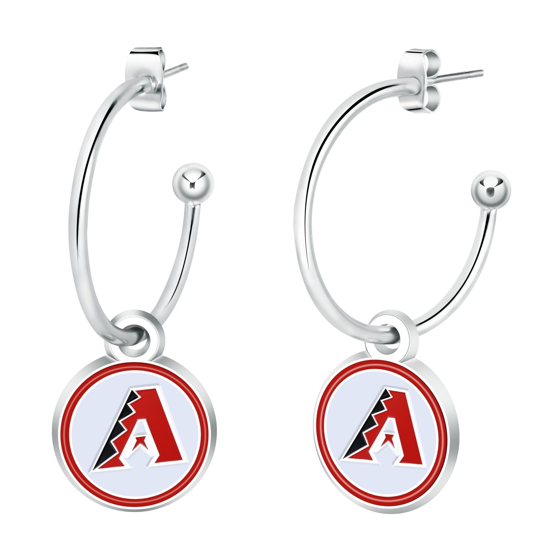 MLB Half Hoop Earrings - Gamedays Gear - Arizona Diamondbacks