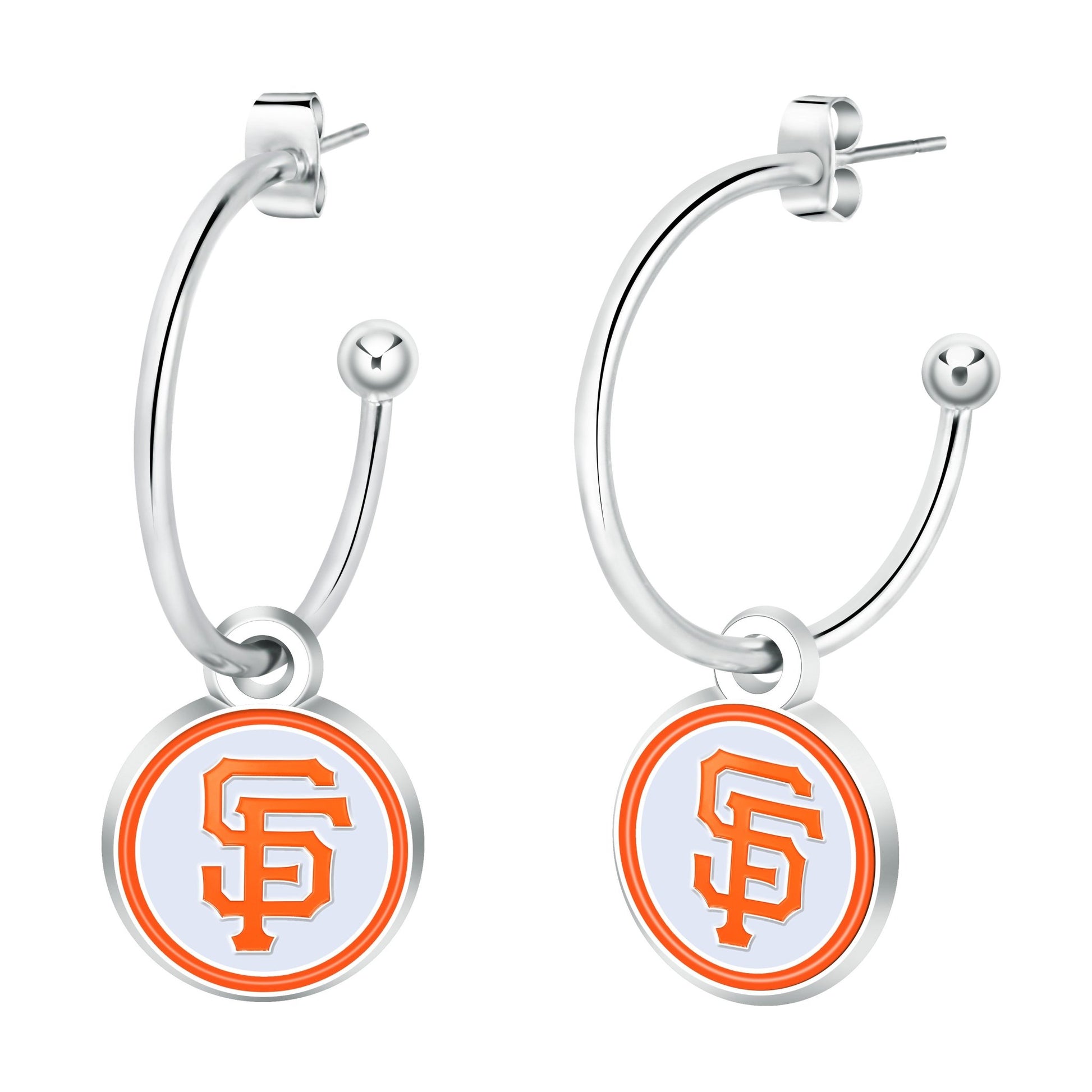 MLB Half Hoop Earrings - Gamedays Gear - San Francisco Giants