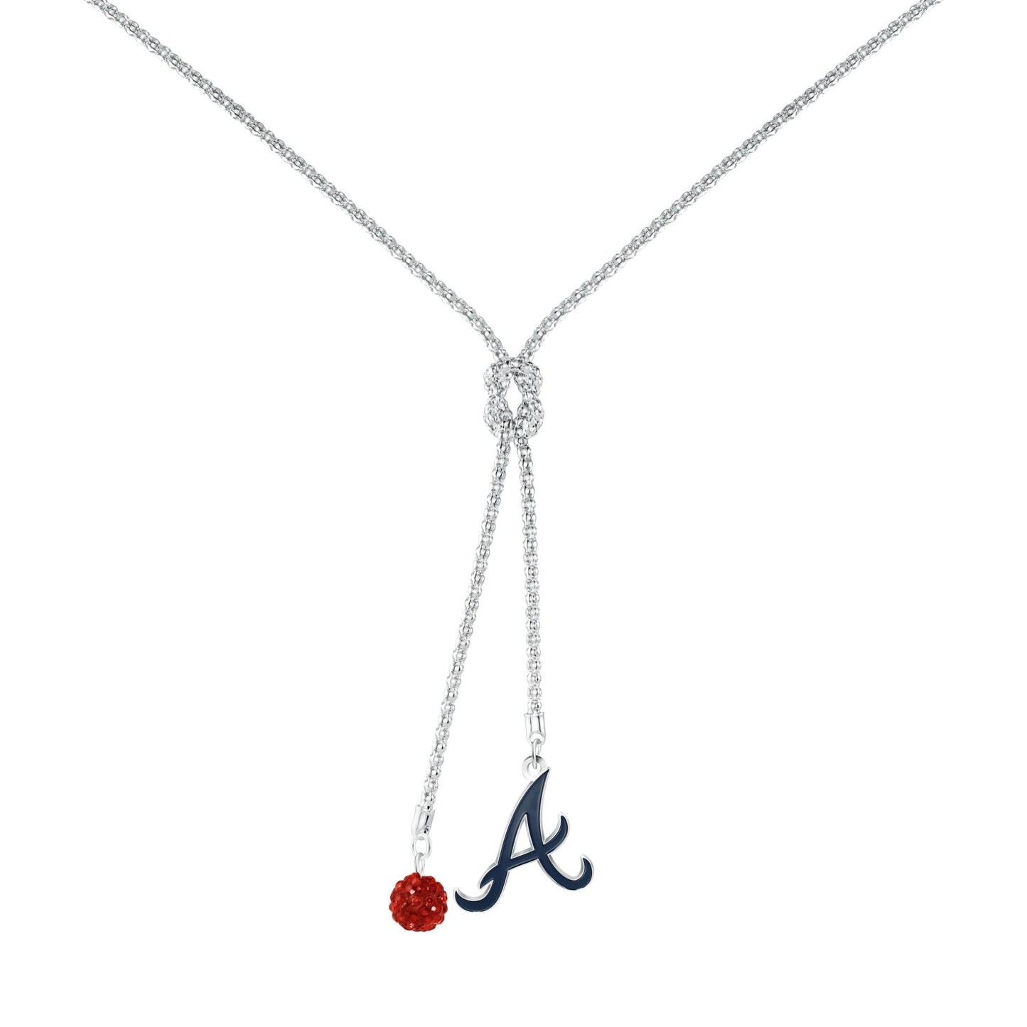 MLB Infinity Knot Pendant Necklace - Gamedays Gear - Atlanta Braves