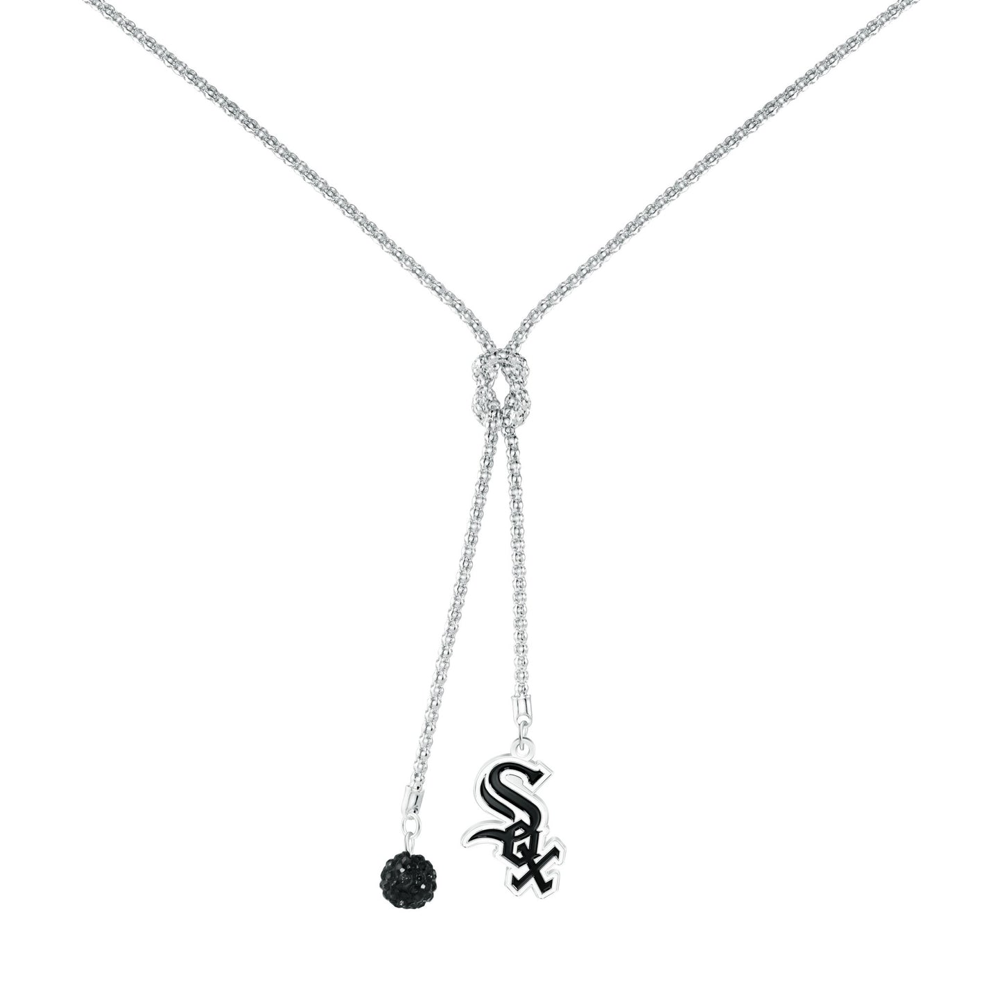 MLB Infinity Knot Pendant Necklace - Gamedays Gear - Chicago White Sox