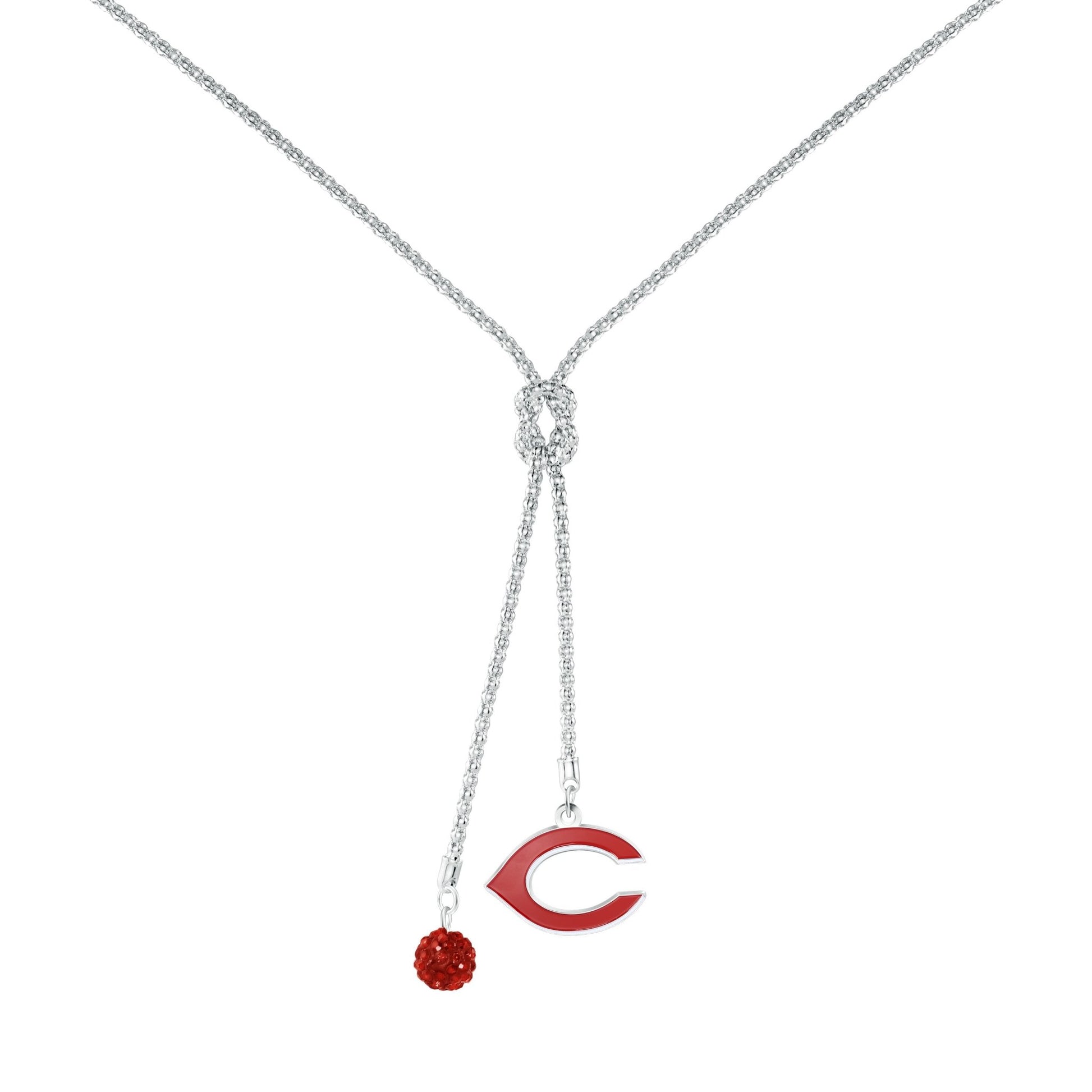 MLB Infinity Knot Pendant Necklace - Gamedays Gear - Cincinnati Reds