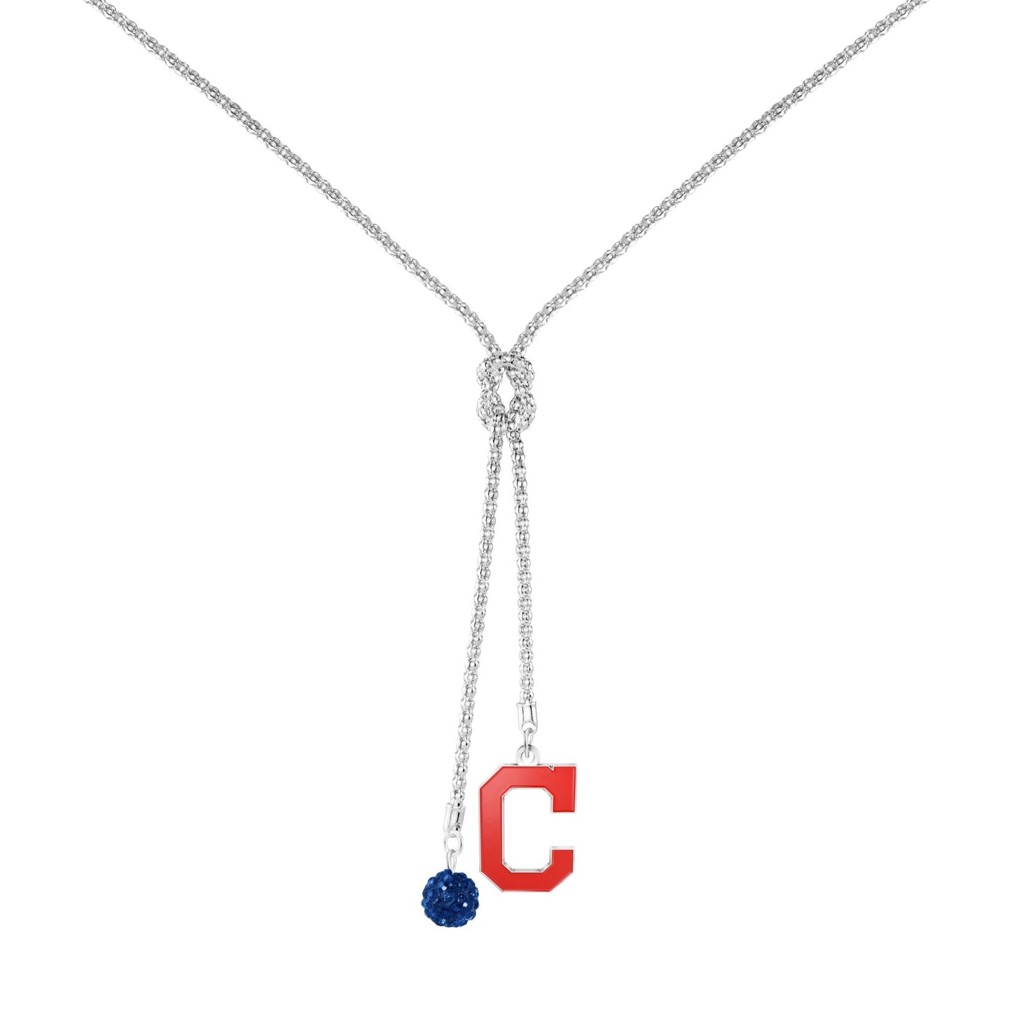 MLB Infinity Knot Pendant Necklace - Gamedays Gear - Cleveland Guardians