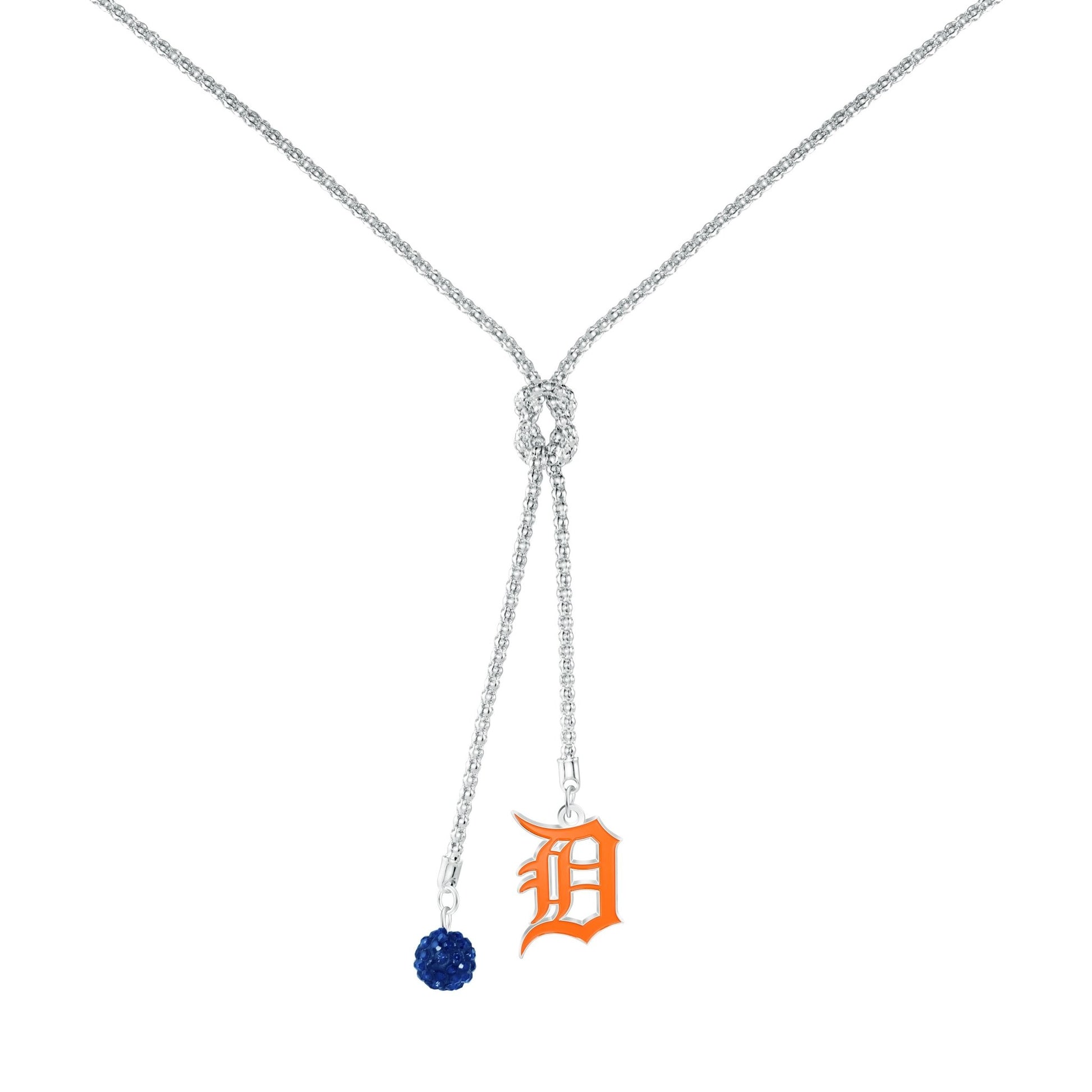 MLB Infinity Knot Pendant Necklace - Gamedays Gear - Detroit Tigers