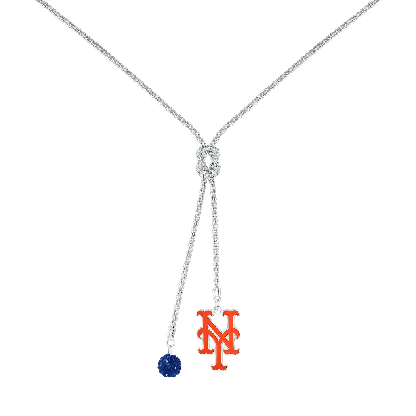 MLB Infinity Knot Pendant Necklace - Gamedays Gear - New York Mets