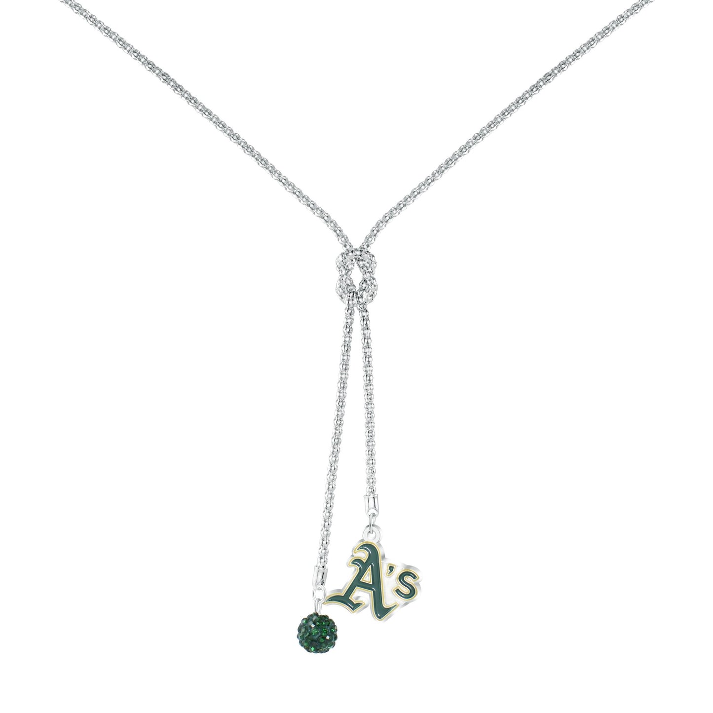 MLB Infinity Knot Pendant Necklace - Gamedays Gear - Oakland Athletics