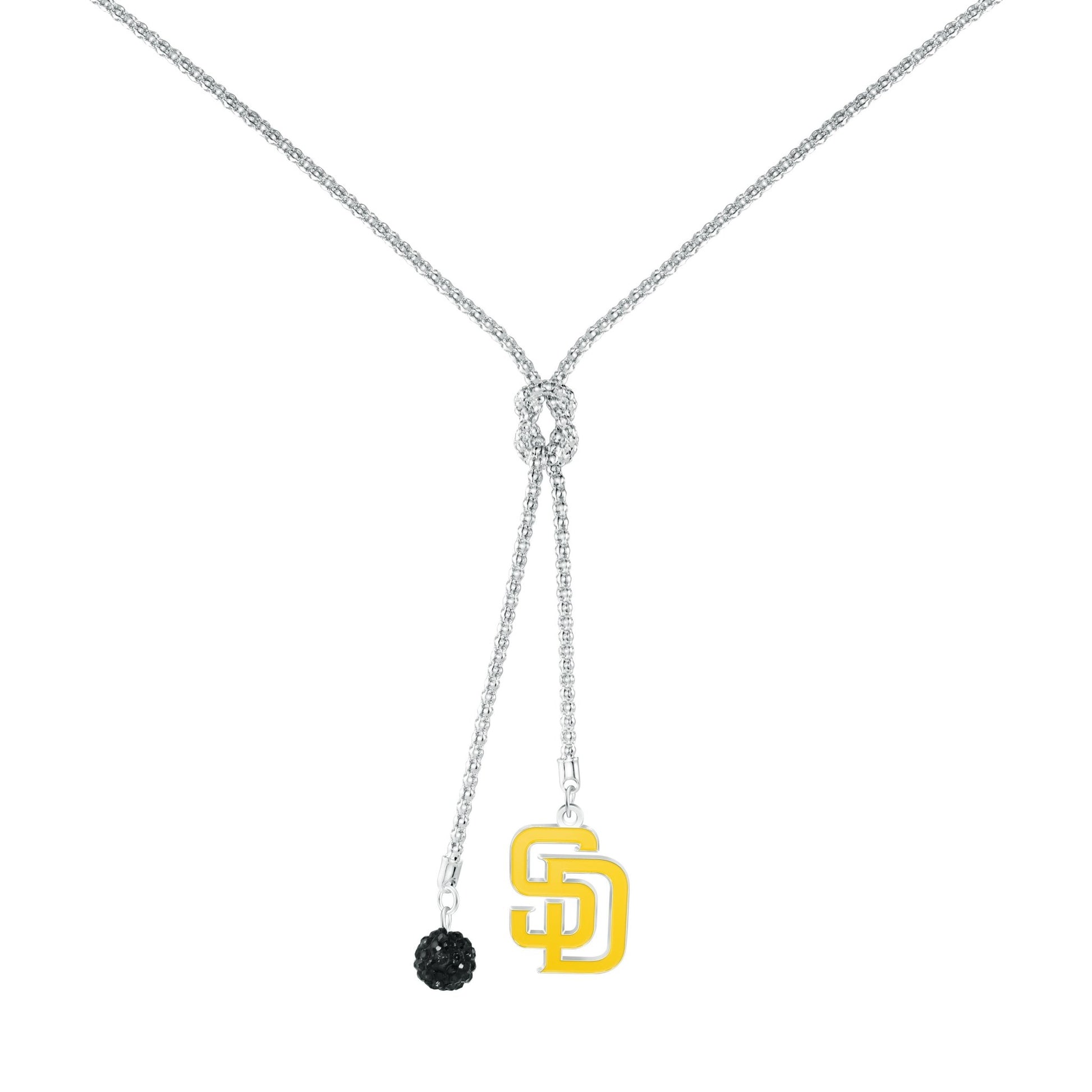 MLB Infinity Knot Pendant Necklace - Gamedays Gear - San Diego Padres