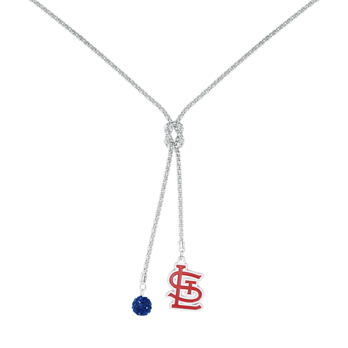 MLB Infinity Knot Pendant Necklace - Gamedays Gear - St. Louis Cardinals